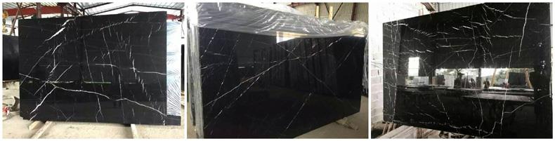 black marquina slabs