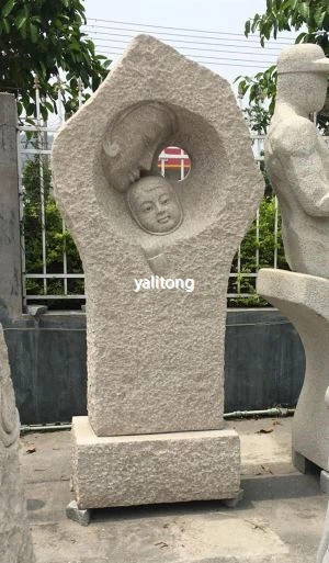 Escultura Natural em Pedra Dividida