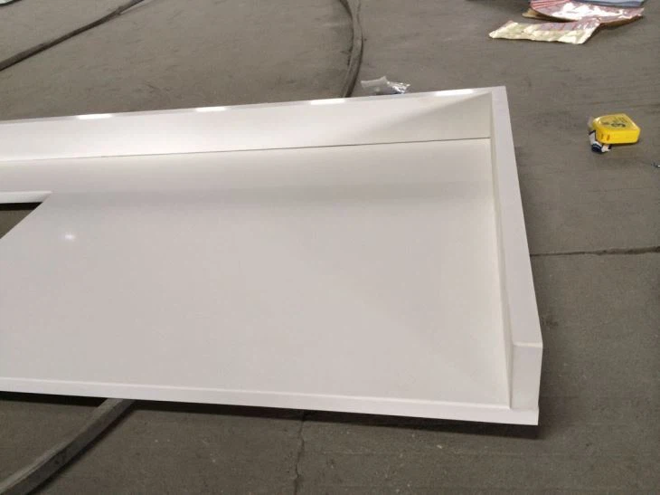 White Quartz Table Top Kitchen