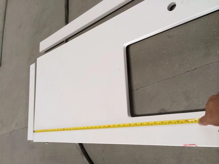 White Quartz Table Top Kitchen