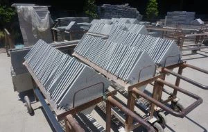 Granito Chinês Calibrado Telhas Cinza