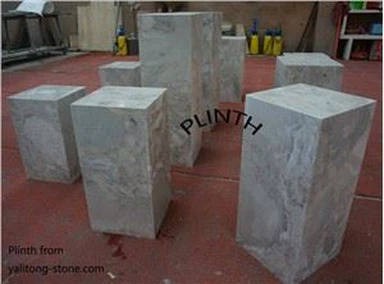 Área de Plinth de Mármore Cinza Albert